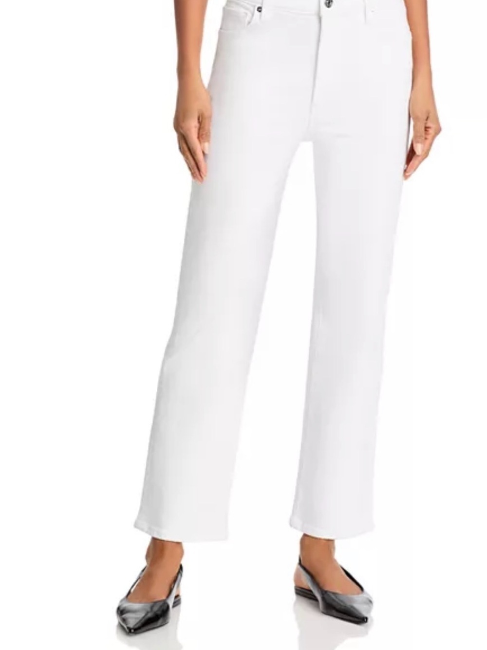 FRAME Le High Straight White Jeans SIZE 26